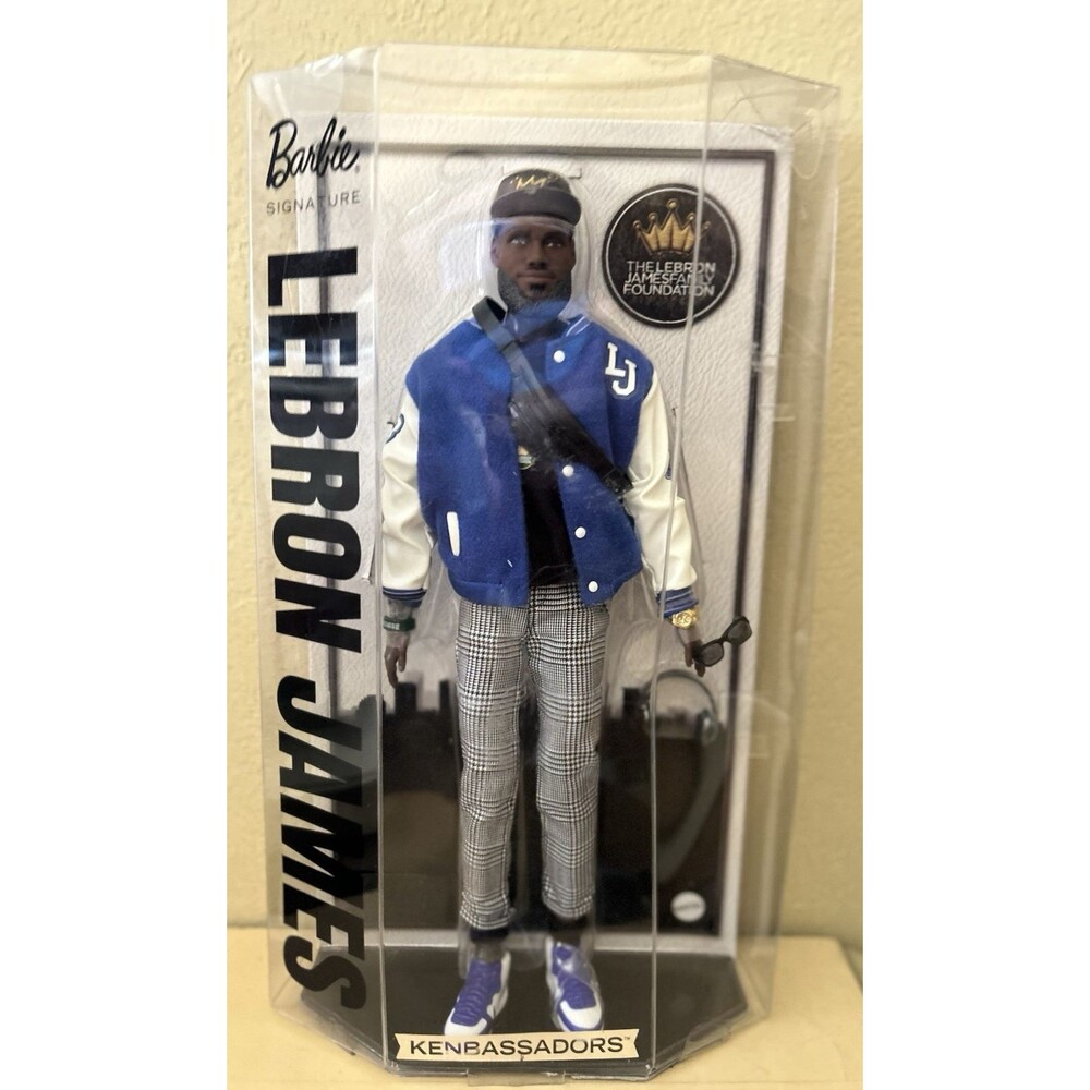 Mattel Barbie Signature LeBron James Kenbassadors Ken Doll Box Damage